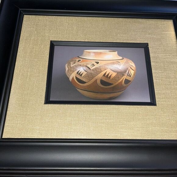 Nampeyo Hopi-Tewa Jar - Cool Framed Framed Southwestern Art Postcard - Picture 2 of 9